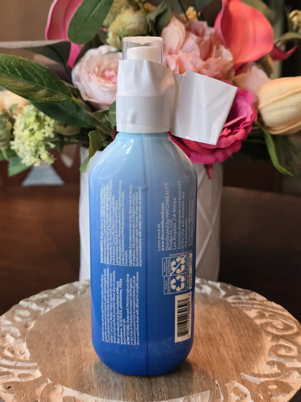 found. Texturizing Spray Gel with Sea Salt - Blue